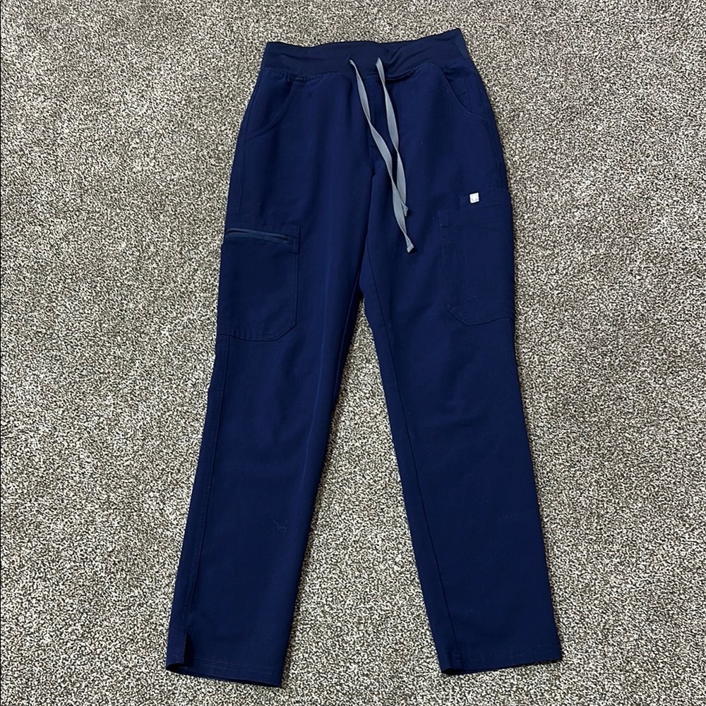 Figs Yola skinny scrub pants navy women’s XS